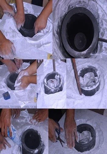 Alumina Silica Crucible For Powder Calcining